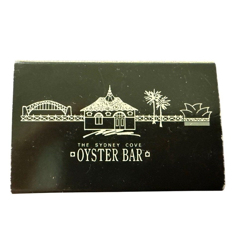 Vintage Sydney Cove Oyster Bar Matchbox Australia Collectible Hanna Match - Picture 2 of 5